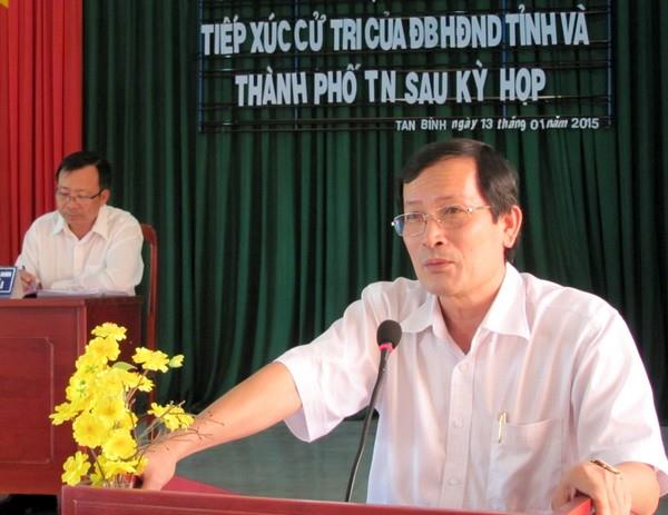 Đại biểu HĐND tỉnh, huyện tiếp xúc cử tri sau kỳ họp thứ 13 HĐND tỉnh 